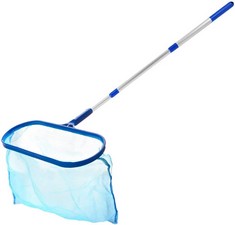 QUANTITY OF ASSORTED ITEMS TO INCLUDE JOY BLOSSOM POOL LEAF SKIMMER, 120CM SWIMMING POOL CLEANING NET, POOL LEAVES FINE MESH NET TELESCOPIC POLE LEAF SKIMMER FOR SWIMMING POOL, GARDEN POND, FOUNTAIN,