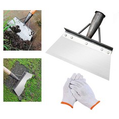 13 X GARDEN SHOVEL MULTIFUNCTIONAL GARDEN SHOVEL, OUTDOOR GARDEN CLEANING SHOVEL, MULTI FUNCTIONAL GARDEN SHOVEL, GARDEN TOOLS, PATIO WEED REMOVER TOOL , 23CM- WITH GLOVES  - TOTAL RRP £156: LOCATION