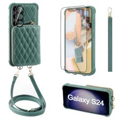 QUANTITY OF ASSORTED ITEMS TO INCLUDE MONASAY ZIPPER WALLET CASE COMPATIBLE FOR SAMSUNG GALAXY S24 6.2 INCH, RFID BLOCKING  FLIP LEATHER HANDBAG PHONE COVER WITH CARD HOLDER CROSSBODY SHOULDER LANYAR