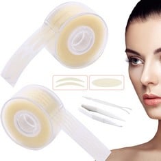 QUANTITY OF ITEMS TO INCLUDE  EYELID TAPE 1200 PCS, EYELID LIFT STRIPS INVISIBLE INSTANT DOUBLE EYELID STICKERS, CLEAR SELF-ADHESIVE EYE TAPES FIBER FOR HOODED DROOPY UNEVEN MONO-EYELIDS, LARGE EYE T