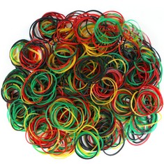 38 X PACK OF 500 COLOURFUL RUBBER BANDS RUBBER RINGS LARGE MIXED ELASTIC RUBBER BANDS, MULTICOLOR RUBBER BANDS,ASSORTED COLOR RUBBER BANDS,STURDY,HEAT RESISTANT RUBBER BAND FOR SCHOOL, HOME, OR OFFIC