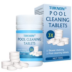 20 X POOL CLEANING TABLETS, MAGIC POOL CLEANING TABLETS, MULTIFUNCTION CHLORINE TABLETS, INSTANT POOL CLEANING TABLETS FOR SWIMMING POOL SPA HOT TUB BATHTUBS, 100 PCS - TOTAL RRP £150: LOCATION - RAC