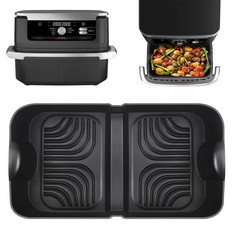 33 X UPGRADE LARGE SILICONE AIR FRYER LINERS FOR NINJA AF500UK, REUSABLE AIR FRYER ACCESSORIES FOR NINJA FOOD FLEX DRAWER AF500UK 10.4L NINJA AIR FRYER LINERS INSERTS - TOTAL RRP £274: LOCATION - RAC