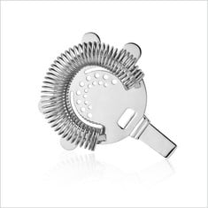 35 X URBANSPOON HAWTHORNE STRAINER FOR COCKTAILS W/HIGH DENSITY SPRING, STAINLESS STEEL COCKTAIL STRAINER, FINISH DRINK STRAINER, COCKTAIL STRAINER FOR BOSTON SHAKERS & MIXING GLASSES - TOTAL RRP £29