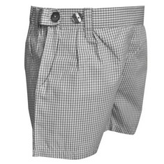 13 X VISCHY SHORTS WHITE AND GRAY TARTAN FOR KIDS TO INCLUDE SIZE 6M : LOCATION - A