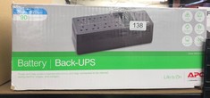 APC BY SCHNEIDER ELECTRIC BACK-UPS ES - BE850G2-UK - UNINTERRUPTIBLE POWER SUPPLY 850VA , 8 OUTLETS, SURGE PROTECTED, 2 USB CHARGING PORTS , BLACK, PACK OF 1.: LOCATION - A