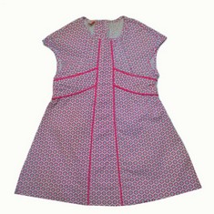 14 X GIRLS BLUE AND PINK SNOWFLAKE DESIGN DRESS FOR AGES 4: LOCATION - A