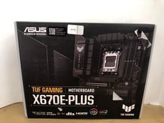 ASUS TUF GAMING X670E-PLUS AMD RYZEN AM5 ATX MOTHERBOARD, 16 POWER STAGES, PCIE 5.0, DDR5 MEMORY, FOUR M.2 SLOTS, 2.5 GB ETHERNET, USB4 HEADER AND AURA SYNC.: LOCATION - B