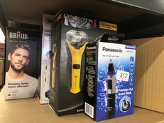 QUANTITY OF ITEMS TO INCLUDE PANASONIC ER-GN30 WET & DRY ELECTRIC FACIAL HAIR EAR AND NOSE HAIR TRIMMER FOR MEN, BATTERY-POWERED WITH 90 MIN OPERATION, BLACK: LOCATION - C