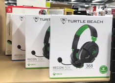 QUANTITY OF ITEMS TO INCLUDE XBOX TURTLE BEACH RECON 50X WIRED GAMING HEADSET: LOCATION - C