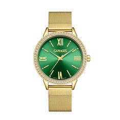 GAMAGES OF LONDON LADIES MIDNIGHT CRYSTAL GREEN SKU GAW053 RRP £605: LOCATION - TOP 50