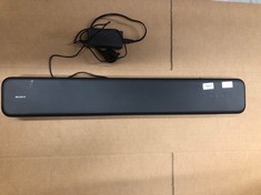 SONY WIRED SOUNDBAR CONTROLED WITH REMOTE AND SOUNDBAR: LOCATION - D