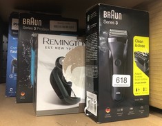 QUANTITY OF ITEMS TO INCLUDE BRAUN SERIES 3 PROSKIN 3040S ELECTRIC SHAVER AND PRECISION TRIMMER, PACK OF 1, RATED WHICH GREAT VALUE: LOCATION - E