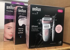 QUANTITY OF ITEMS TO INCLUDE BRAUN SILK-ÉPIL 7 EPILATOR SE7-210: LOCATION - E