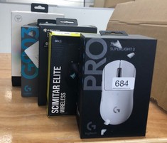 QUANTITY OF ITEMS TO INCLUDE LOGITECH G PRO X SUPERLIGHT 2 LIGHTSPEED WIRELESS GAMING MOUSE, GERMAN PACKAGING - WHITE: LOCATION - F