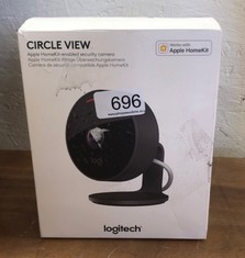 LOGITECH 961-000490 CIRCLE VIEW WEATHERPROOF WIRED HOME SECURITY CAMERA TRUEVIEW VIDEO, 180° WIDE ANGLE, 1080P HD, NIGHT VISION, 2-WAY AUDIO, ENCRYPTED AND APPLE HOMEKIT SECURE VIDEO - BLACK.: LOCATI