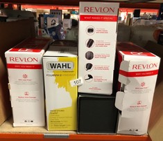 QUANTITY OF ITEMS TO INCLUDE REVLON ONE-STEP HAIR DRYER AND VOLUMISER FOR MID TO LONG HAIR (ONE-STEP, 2-IN-1 STYLING TOOL, IONIC AND CERAMIC TECHNOLOGY, UNIQUE OVAL DESIGN) RVDR5222: LOCATION - A RAC