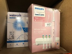 QUANTITY OF ITEMS TO INCLUDE PHILIPS SONICARE SERIES 7900: ADVANCED WHITENING EDITION RECHARGEABLE ELECTRIC TOOTHBRUSH, 4 MODES, 3 INTENSITIES, GUM PRESSURE SENSOR, BLUETOOTH, UK 2-PIN BATHROOM PLUG,