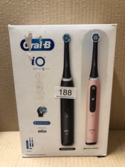 ORAL-B IO SERIES 5 DUO WITH 2 RECHARGEABLE TOOTHBRUSHES & TRAVEL CASE:: LOCATION - C RACK