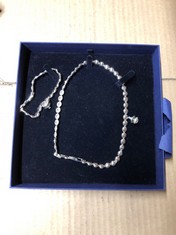 SWAROVSKI WOMEN'S JEWELRY WITH NECKLACE, BRACELET AND EARRINGS:: LOCATION - C RACK