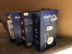 QUANTITY OF ITEMS TO INCLUDE ORAL-B VITALITY PRO ELECTRIC TOOTHBRUSH FOR ADULTS, 1 HANDLE, 2 TOOTHBRUSH HEADS, 3 BRUSHING MODES INCLUDING SENSITIVE PLUS, 2 PIN UK PLUG, BLACK:: LOCATION - C RACK