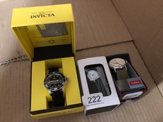 QUANTITY OF ITEMS TO INCLUDE INVICTA MEN'S BLACK AUTOMATIC PROFESSIONAL WATER RESISTANT WATCH WITH STAINLESS STEEL CASE:: LOCATION - C RACK