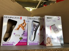 QUANTITY OF ITEMS TO INCLUDE WAHL TRIMMER FOR WOMEN, LADIES SHAVERS, FEMALE HAIR REMOVAL METHODS, BIKINI TRIMMING AND STYLING, BATTERY OPERATED, PERSONAL TRIMMING KIT, PINK: LOCATION - C RACK