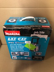 MAKITA 12-18V SITE RADIO - WITHOUT BATTERY AND DMR114 CHARGER.: LOCATION - D RACK