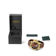 GAMAGES OF LONDON LIMITED EDITION HAND ASSEMBLED AERO GLIDER AUTOMATIC BROWN - SKU: GA1753 RRP £705: LOCATION - A RACK