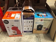 QUANTITY OF ITEMS TO INCLUDE NESCAFÉ DOLCE GUSTO DELONGHI PICCOLO XS POD CAPSULE COFFEE MACHINE, ESPRESSO, CAPPUCCINO AND MORE, EDG210.R,0.8 LITERS, RED AND BLACK EDG 210.R: LOCATION - E RACK