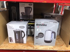 QUANTITY OF ITEMS TO INCLUDE BREVILLE STILL HOT KETTLE EDGE COLLECTION: LOCATION - E RACK