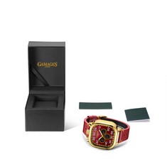 GAMAGES OF LONDON LIMITED EDITION HAND ASSEMBLED VERTICAL ASTUTE AUTOMATIC RED - SKU:GA1741 RRP £710: LOCATION - A RACK