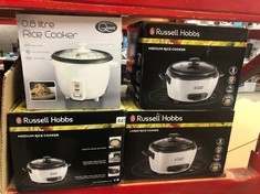 QUANTITY OF ITEMS TO INCLUDE QUEST 35530 0.8L RICE COOKER / NON-STICK REMOVABLE BOWL / KEEP WARM FUNCTIONALITY / 350W / INCLUDES MEASURING CUP & SPATULA: LOCATION - E RACK