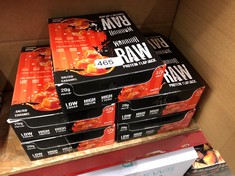 QUANTITY OF ITEMS TO INCLUDE WARRIOR RAW PROTEIN FLAPJACKS – 12 BARS X 75G EACH – PACKED WITH 20G OF PROTEIN – LOW SUGAR, HIGH IN FIBRE (SALTED CARAMEL) - BEST BEFORE JUL 24: LOCATION - F RACK