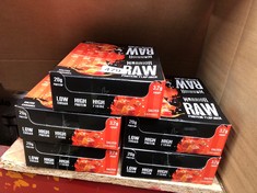 QUANTITY OF ITEMS TO INCLUDE WARRIOR RAW PROTEIN FLAPJACKS – 12 BARS X 75G EACH – PACKED WITH 20G OF PROTEIN – LOW SUGAR, HIGH IN FIBRE (SALTED CARAMEL) - BEST BEFORE JUL 24: LOCATION - F RACK