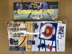 SPIKEBALL PRO KIT (TOURNAMENT EDITION) - INCLUDES UPGRADED STRONGER PLAYING NET, NEW BALLS DESIGNED TO ADD SPIN, PORTABLE BALL PUMP GAUGE, BACKPACK: LOCATION - F RACK