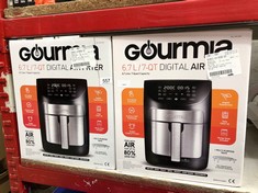 GOURMIA DIGITAL AIR FRYER GAF798, 6.6L, BLACK: LOCATION - G RACK