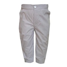 X21 BABY CHECKED GINGHAM TROUSERS TO INCLUDE SIZE 9M TOTAL RRP £188: LOCATION - A RACK