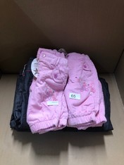 QUANTITY OF BABY JEANS TO INCLUDE PINK CORD TROUSER JOGGER: LOCATION - A RACK