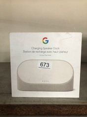 QUANTITY OF ITEMS TO INCLUDE GOOGLE PIXEL TABLET SPEAKER DOCK – PORCELAIN: LOCATION - H RACK