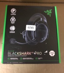 RAZER BLACKSHARK V2 PRO FOR PC - WIRELESS PREMIUM ESPORTS GAMING HEADSET (HYPERSPEED WIRELESS TECHNOLOGY, TRIFORCE TITANIUM 50MM DRIVERS, HYPERCLEAR SUPERCARDIOID MIC) BLACK.: LOCATION - H RACK