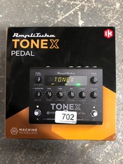 1 X IK MULTIMEDIA TONEX PEDAL AI MACHINE LEARNING MULTI EFFECTS PEDAL: TONE MODEL ANY ELECTRIC GUITAR AMP, GUITAR PEDAL, DISTORTION PEDAL, OVERDRIVE PEDAL OR OTHER GUITAR EFFECTS.: LOCATION - H RACK