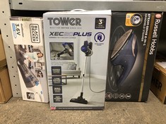 TOWER T513005 PRO CORDED 3-IN-1 VACUUM CLEANER WITH CYCLONIC SUCTION, BUILT-IN HEPA 13 FILTER AND DETACHABLE HANDHELD MODE, GREY AND PURPLE.: LOCATION - H RACK