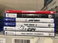 QUANTITY OF ITEMS TO INCLUDE ELDEN RING PS5: LOCATION - H RACK