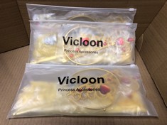 QUANTITY OF ITEMS TO INCLUDE VICLOON PRINCESS ACCESSORIES: LOCATION - H RACK