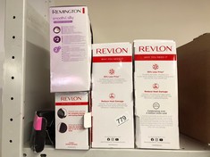 QUANTITY OF ITEMS TO INCLUDE REVLON ONE-STEP HAIR DRYER AND VOLUMISER FOR MID TO LONG HAIR (ONE-STEP, 2-IN-1 STYLING TOOL, IONIC AND CERAMIC TECHNOLOGY, UNIQUE OVAL DESIGN) RVDR5222: LOCATION - H RAC