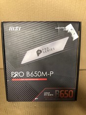 MSI PRO B650M-P MOTHERBOARD: LOCATION - TABLES