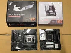 QUANTITY OF ITEMS TO INCLUDE MSI PRO SERIES X670-P WIFI : LOCATION - TABLES