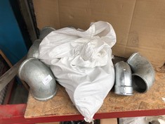 QUANTITY OF ASSORTED PLUMBING ITEMS TO INCLUDE GALVANISED STEEL PIPE CONNECTORS : LOCATION - BACK RACK(COLLECTION OR OPTIONAL DELIVERY AVAILABLE)