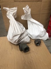 QUANTITY OF ASSORTED PLUMBING ITEMS TO INCLUDE GALVANISED STEEL PIPE CONNECTORS : LOCATION - BACK RACK(COLLECTION OR OPTIONAL DELIVERY AVAILABLE)